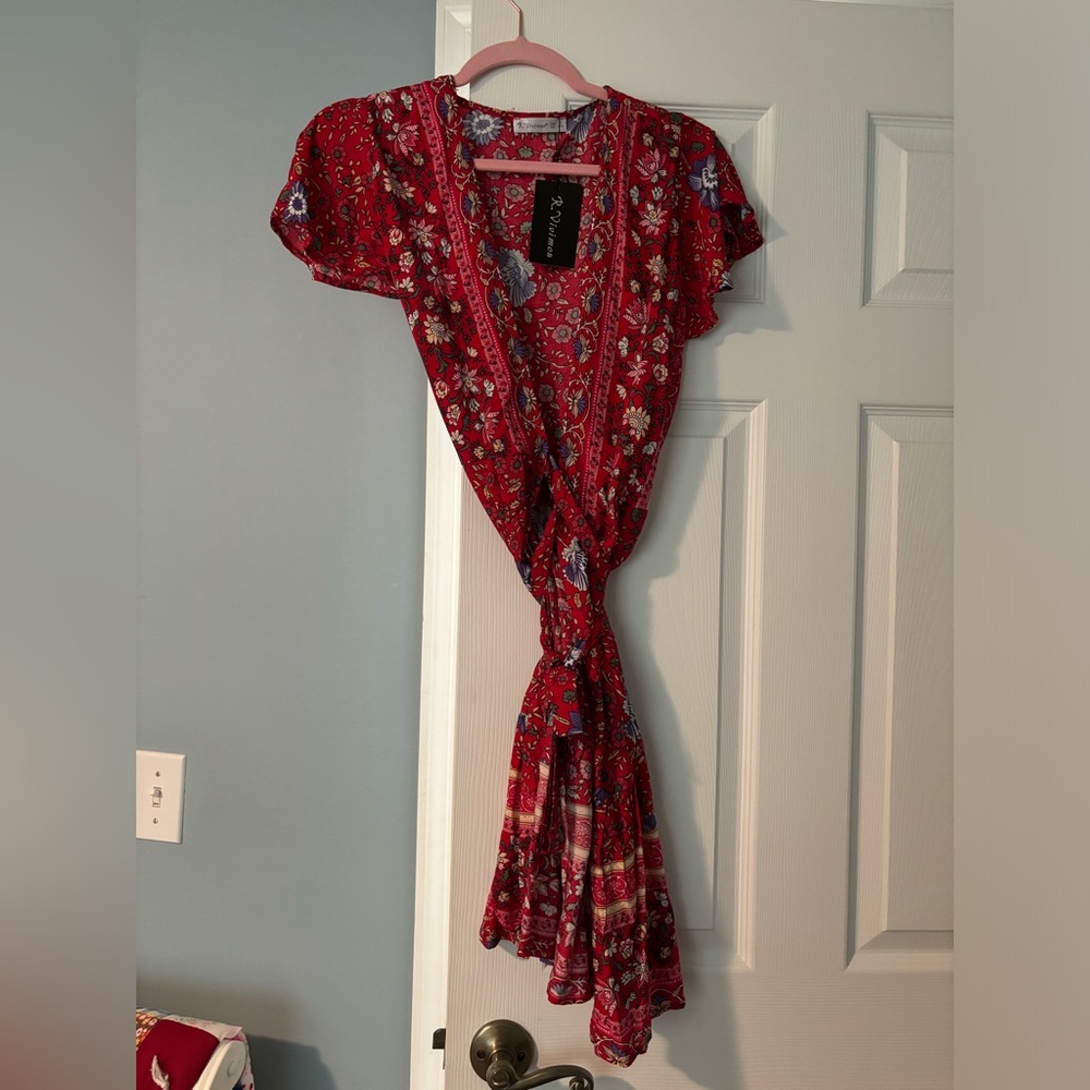 R. Vivimos Wrapped Dress